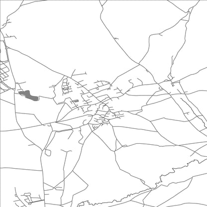 ROAD MAP OF EVERCREECH, UNITED KINGDOM BY MAPBAKES