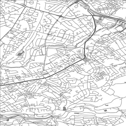 ROAD MAP OF FAILSWORTH, UNITED KINGDOM BY MAPBAKES