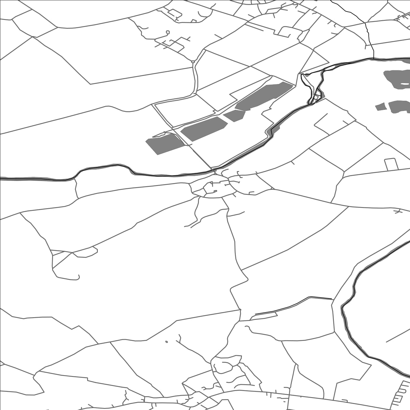 ROAD MAP OF FELMERSHAM, UNITED KINGDOM BY MAPBAKES