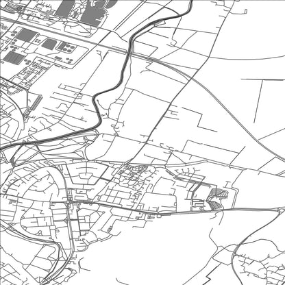 ROAD MAP OF FEN DITTON, UNITED KINGDOM BY MAPBAKES