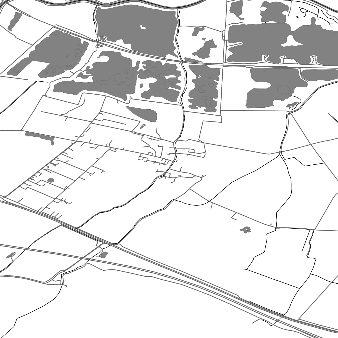 ROAD MAP OF FEN DRAYTON, UNITED KINGDOM BY MAPBAKES