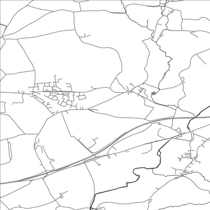 ROAD MAP OF FENITON, UNITED KINGDOM BY MAPBAKES