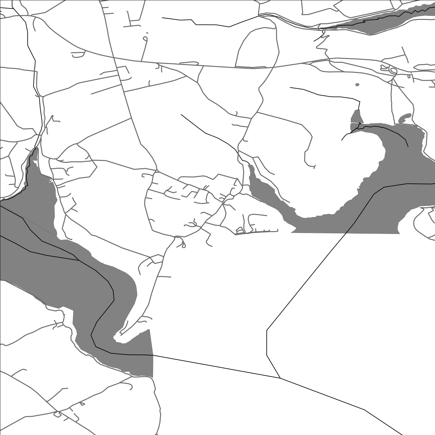 ROAD MAP OF FEOCK, UNITED KINGDOM BY MAPBAKES