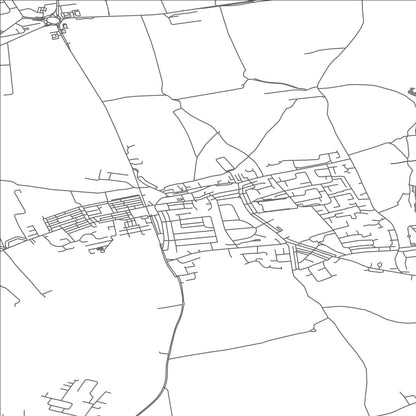 ROAD MAP OF FERRYHILL, UNITED KINGDOM BY MAPBAKES