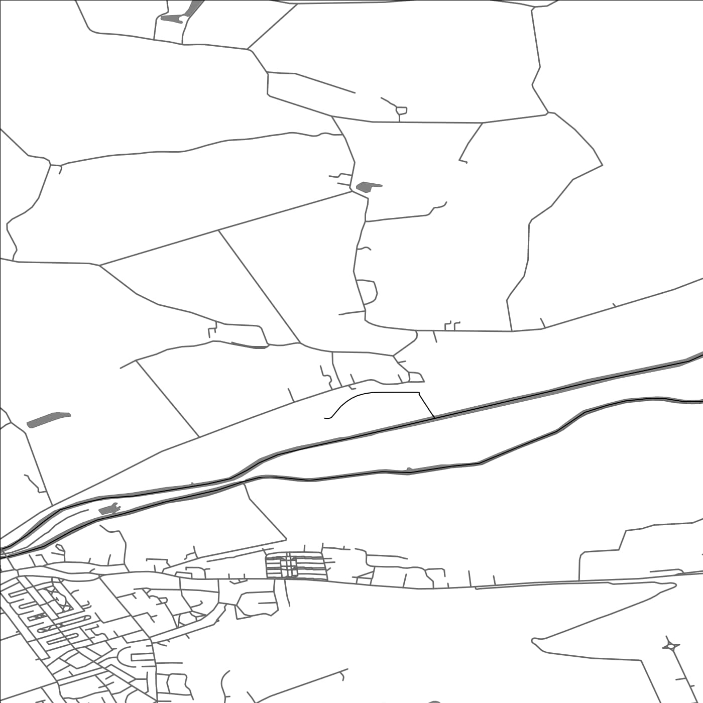 ROAD MAP OF FISHLAKE, UNITED KINGDOM BY MAPBAKES