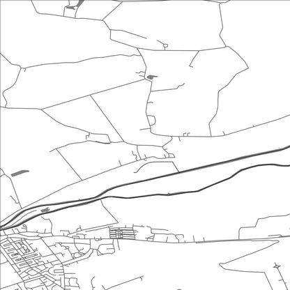 ROAD MAP OF FISHLAKE, UNITED KINGDOM BY MAPBAKES