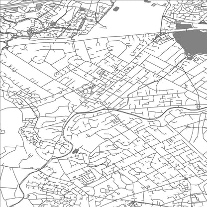 ROAD MAP OF FLEET, UNITED KINGDOM BY MAPBAKES