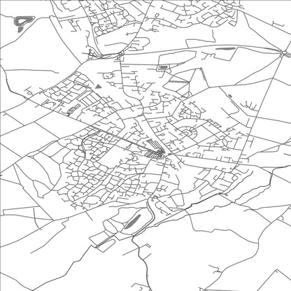 ROAD MAP OF FLITWICK, UNITED KINGDOM BY MAPBAKES