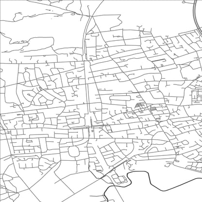 ROAD MAP OF FORMBY, UNITED KINGDOM BY MAPBAKES