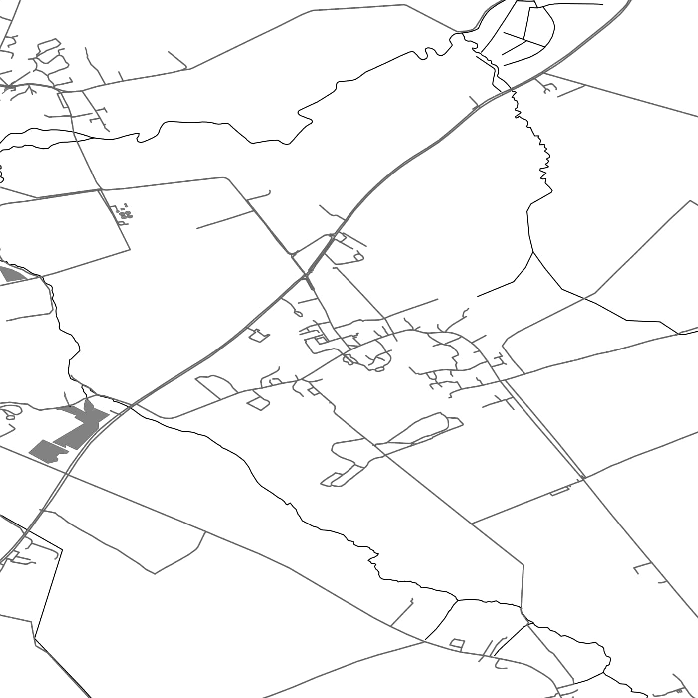 ROAD MAP OF FOXTON, UNITED KINGDOM BY MAPBAKES