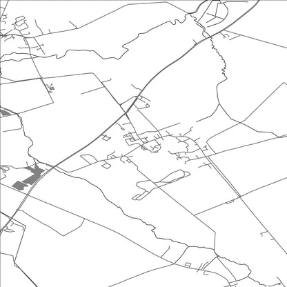 ROAD MAP OF FOXTON, UNITED KINGDOM BY MAPBAKES