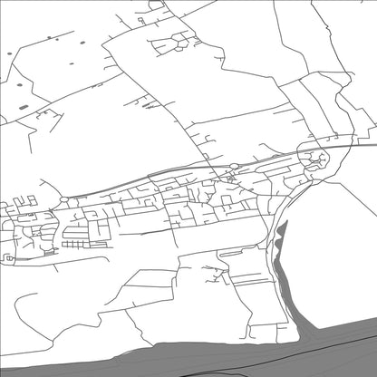 ROAD MAP OF FRECKLETON, UNITED KINGDOM BY MAPBAKES