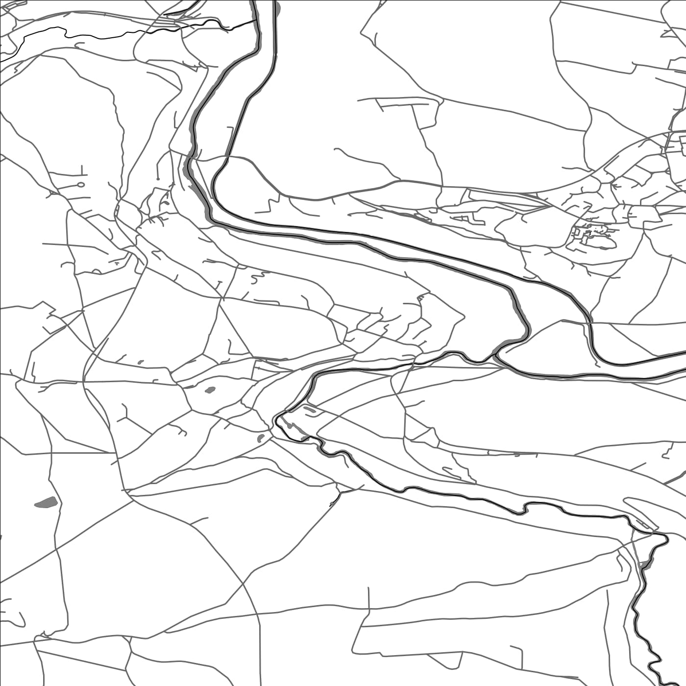 ROAD MAP OF FRESHFORD, UNITED KINGDOM BY MAPBAKES