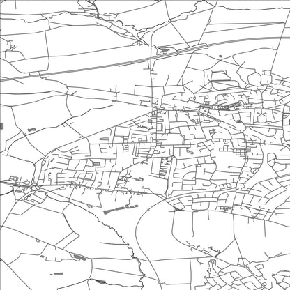 ROAD MAP OF GARFORTH, UNITED KINGDOM BY MAPBAKES