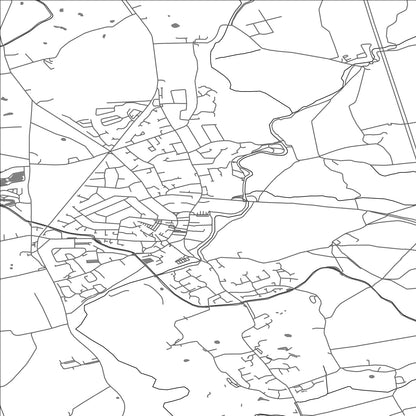 ROAD MAP OF GARSTANG, UNITED KINGDOM BY MAPBAKES