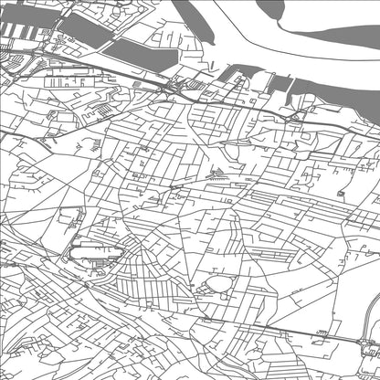 ROAD MAP OF GILLINGHAM, UNITED KINGDOM BY MAPBAKES