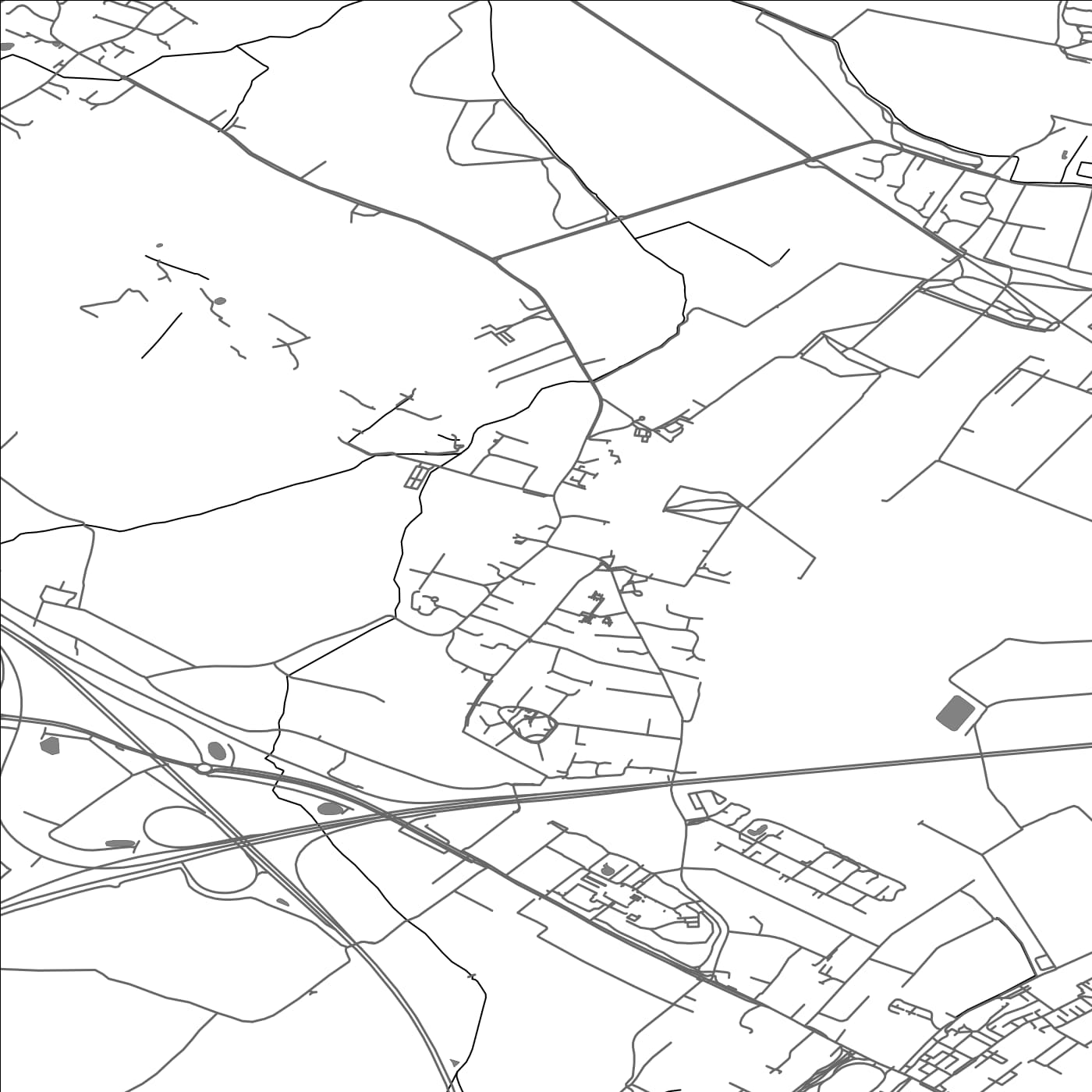 ROAD MAP OF GIRTON, UNITED KINGDOM BY MAPBAKES