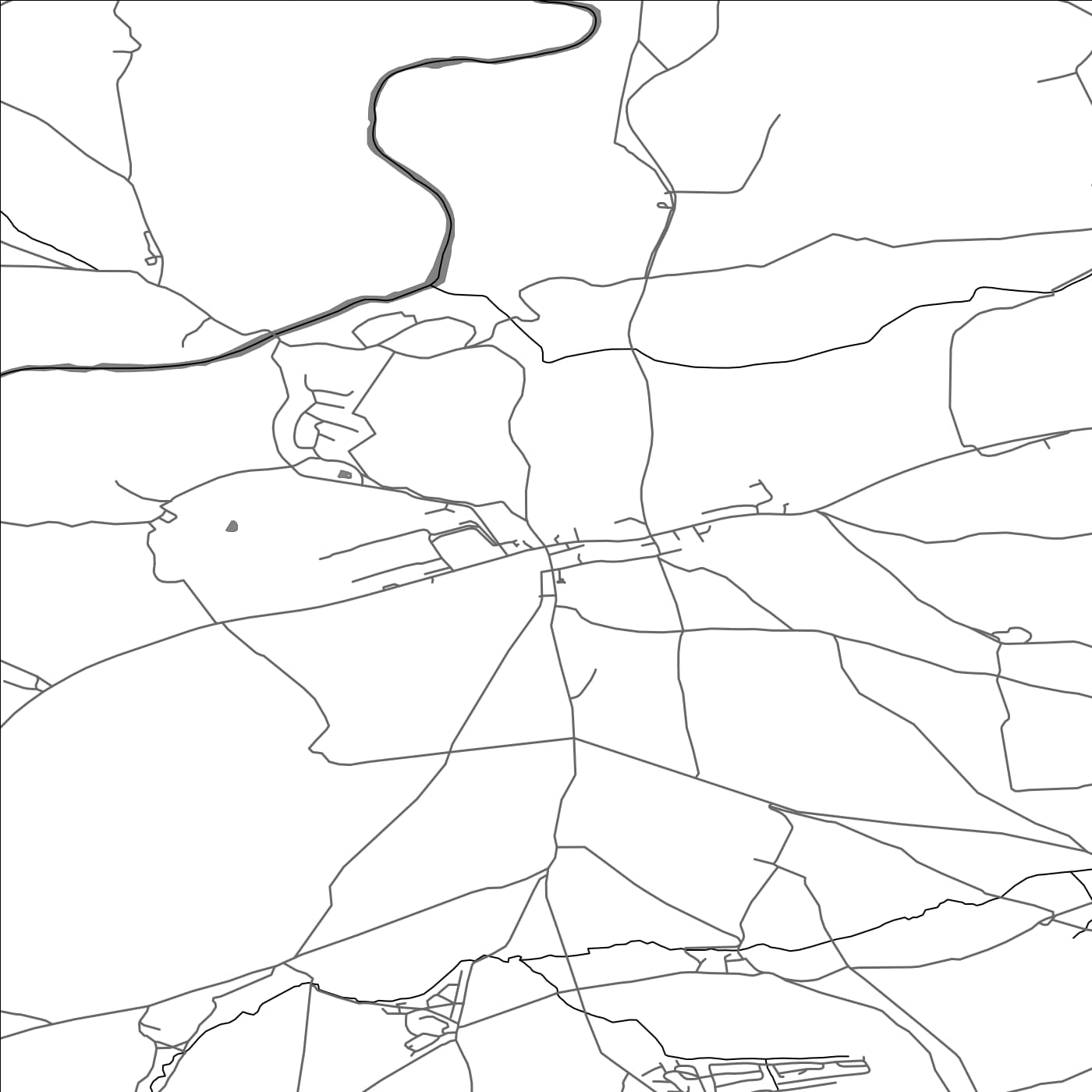 ROAD MAP OF GISBURN, UNITED KINGDOM BY MAPBAKES