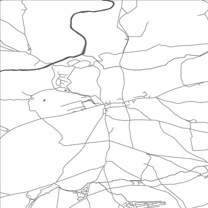 ROAD MAP OF GISBURN, UNITED KINGDOM BY MAPBAKES