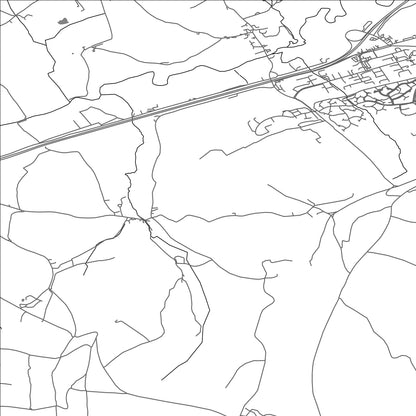 ROAD MAP OF GITTISHAM, UNITED KINGDOM BY MAPBAKES