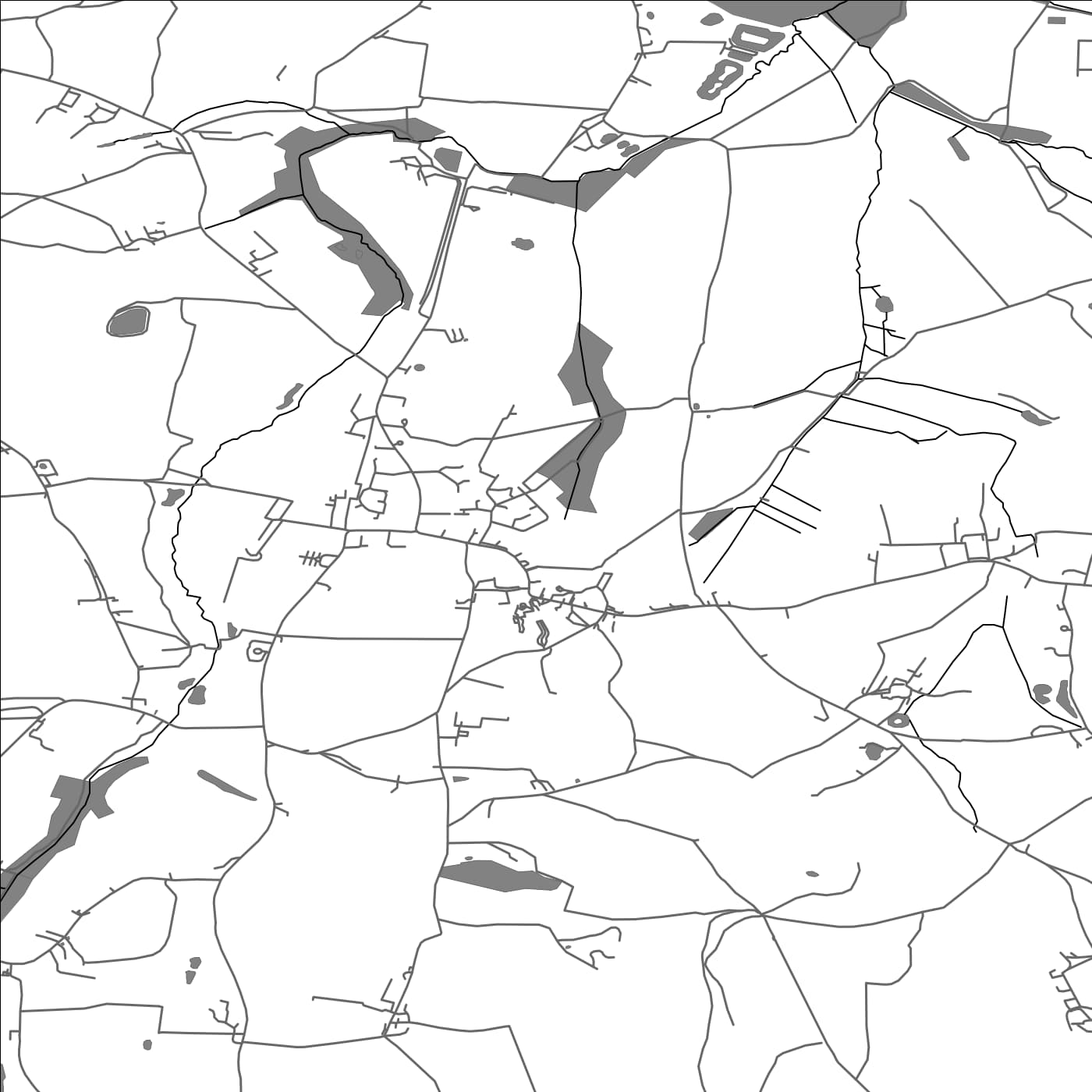 ROAD MAP OF GODSHILL, UNITED KINGDOM BY MAPBAKES