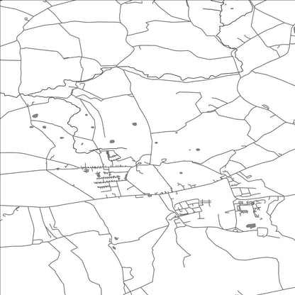 ROAD MAP OF GOOSNARGH, UNITED KINGDOM BY MAPBAKES