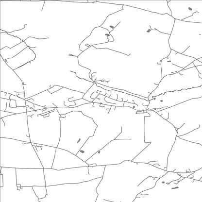 ROAD MAP OF GOOSTREY, UNITED KINGDOM BY MAPBAKES