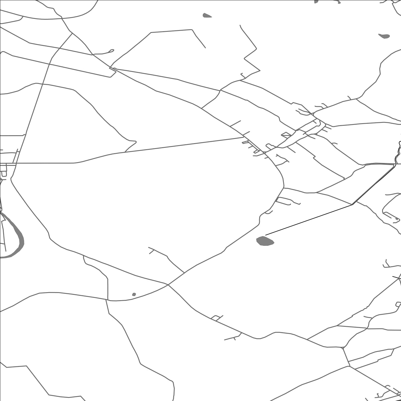 ROAD MAP OF GRAVENHURST, UNITED KINGDOM BY MAPBAKES