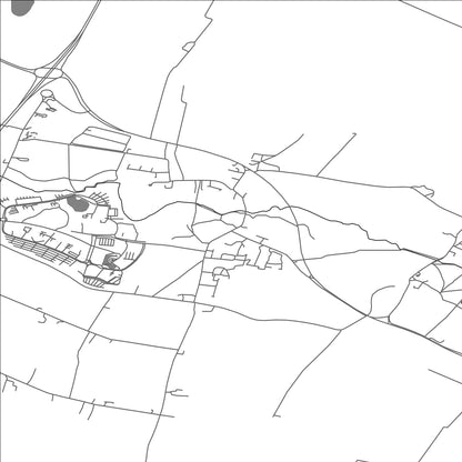 ROAD MAP OF GREAT ABINGTON, UNITED KINGDOM BY MAPBAKES