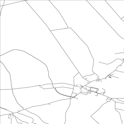 ROAD MAP OF GREAT AND LITTLE CHISHILL, UNITED KINGDOM BY MAPBAKES