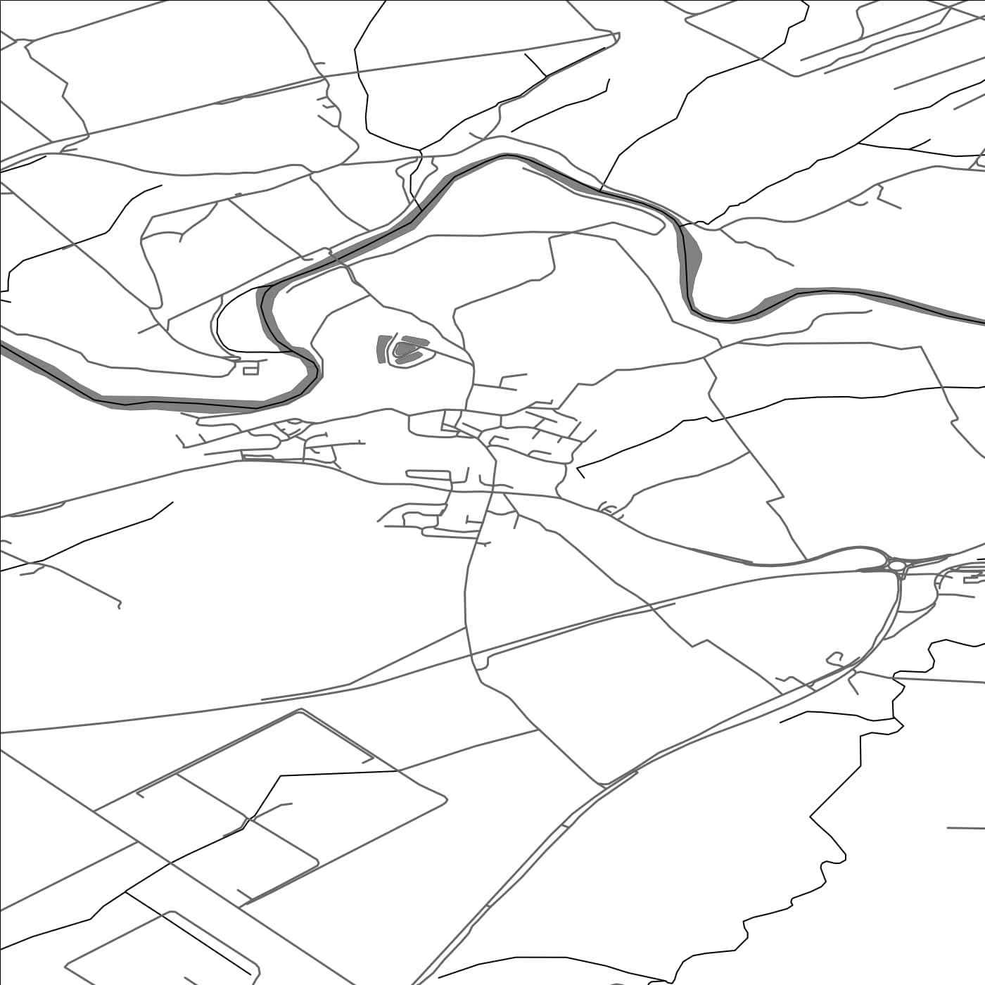 ROAD MAP OF GREAT CLIFTON, UNITED KINGDOM BY MAPBAKES