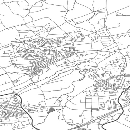 ROAD MAP OF GREAT HARWOOD, UNITED KINGDOM BY MAPBAKES