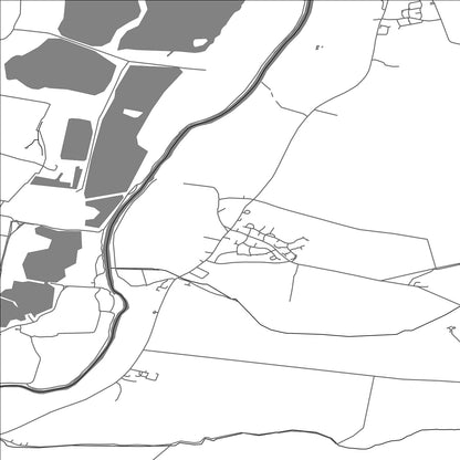 ROAD MAP OF GREAT PAXTON, UNITED KINGDOM BY MAPBAKES