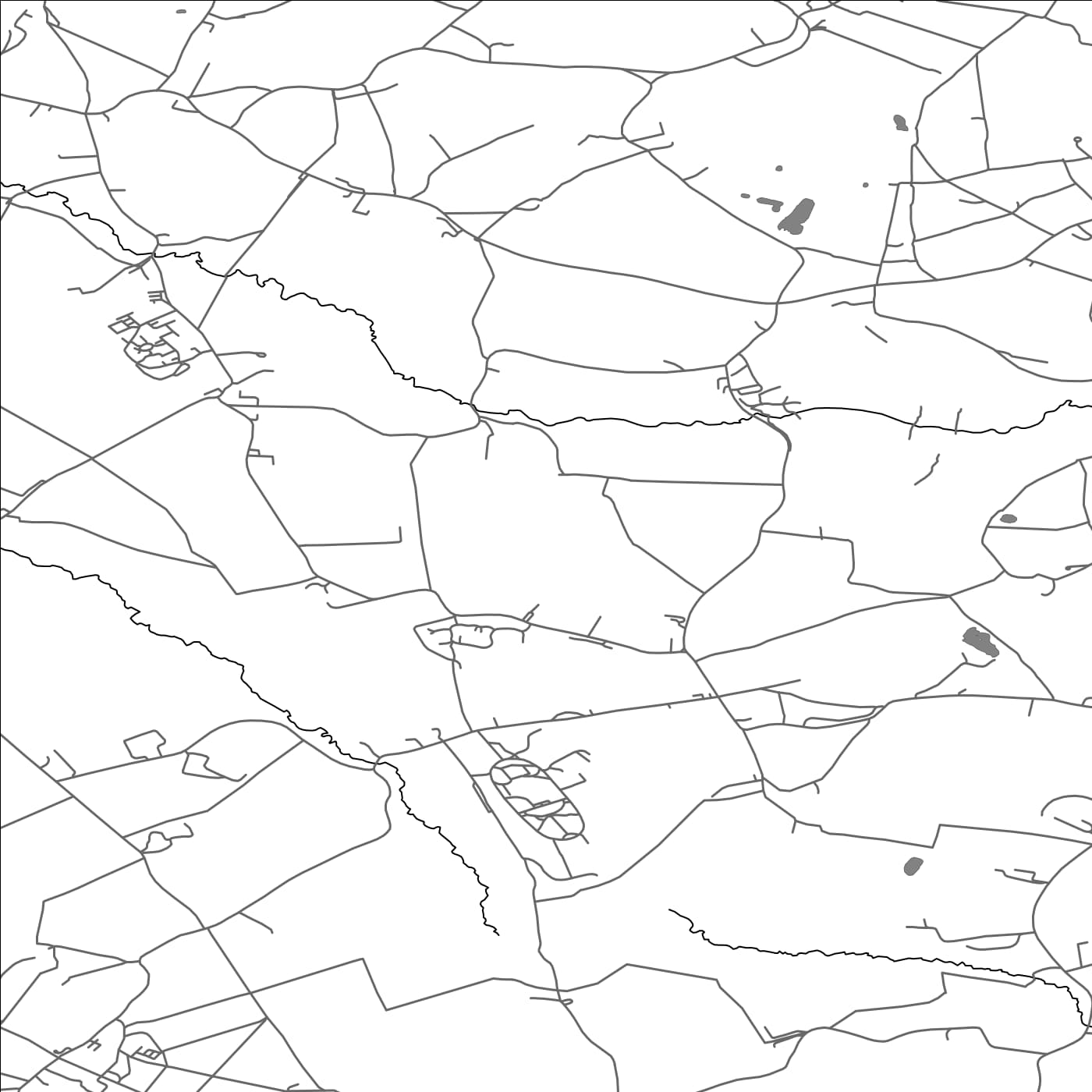 ROAD MAP OF GREAT WARFORD, UNITED KINGDOM BY MAPBAKES