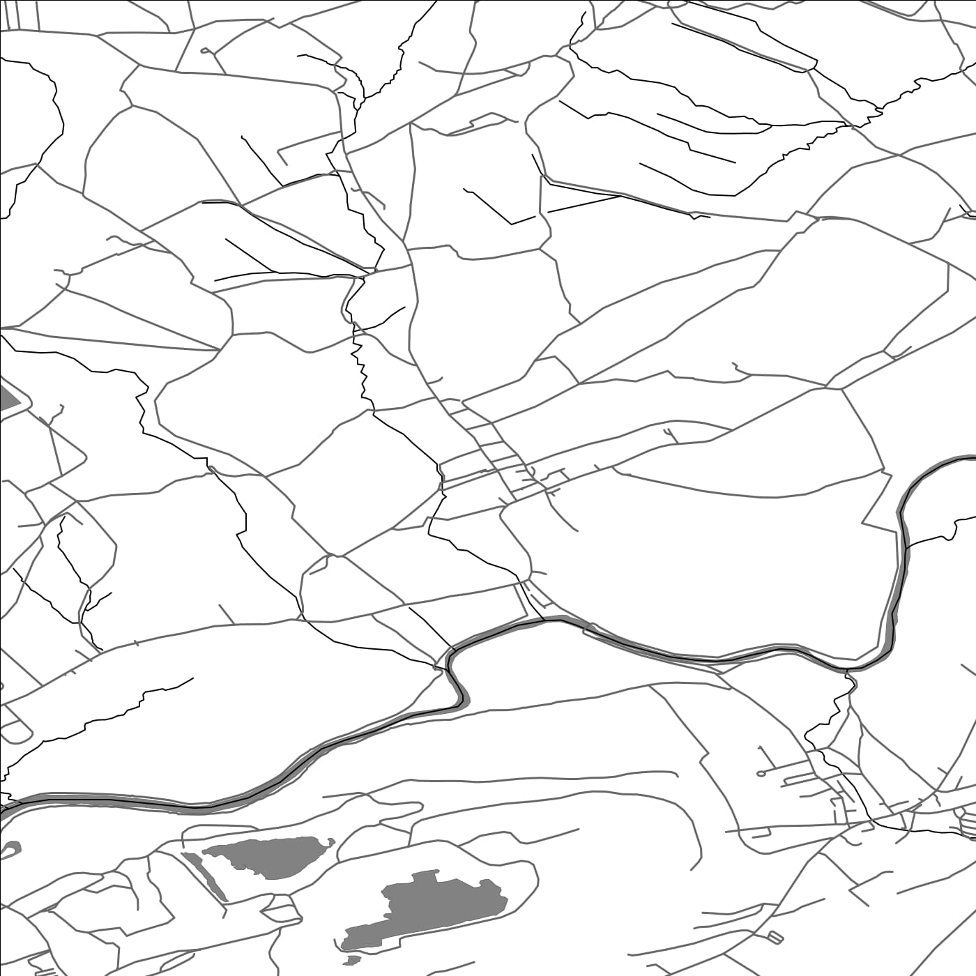 ROAD MAP OF GRINDLETON, UNITED KINGDOM BY MAPBAKES