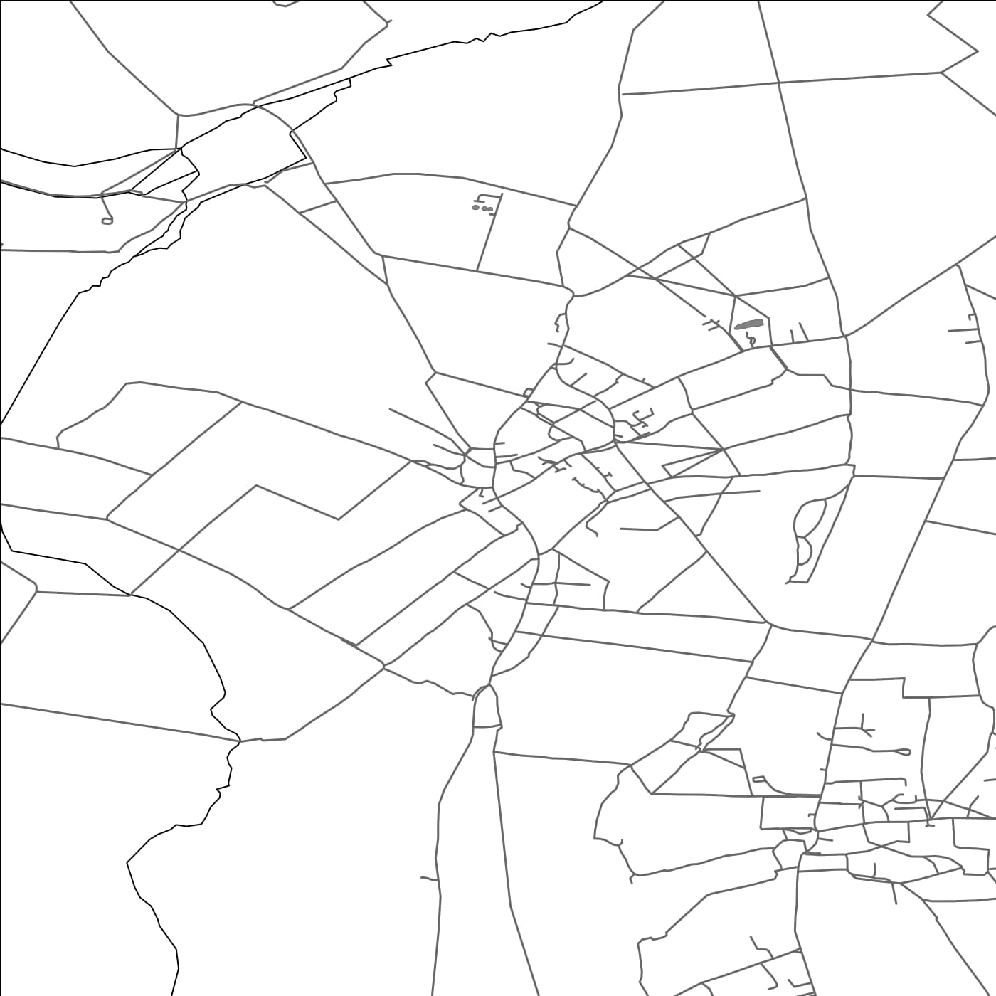 ROAD MAP OF GUILDEN MORDEN, UNITED KINGDOM BY MAPBAKES