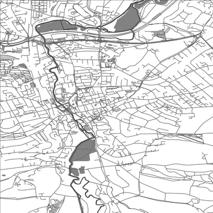 ROAD MAP OF GUILDFORD, UNITED KINGDOM BY MAPBAKES