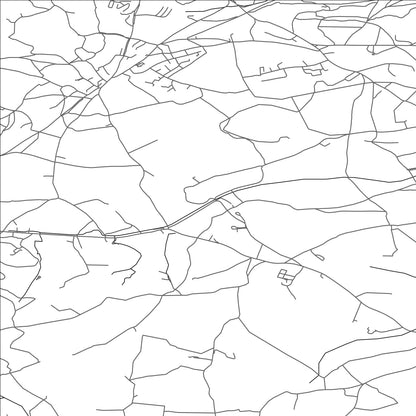 ROAD MAP OF GWENNAP, UNITED KINGDOM BY MAPBAKES