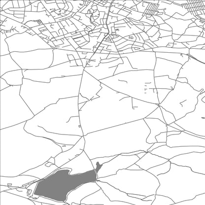 ROAD MAP OF HABERGHAM EAVES, UNITED KINGDOM BY MAPBAKES