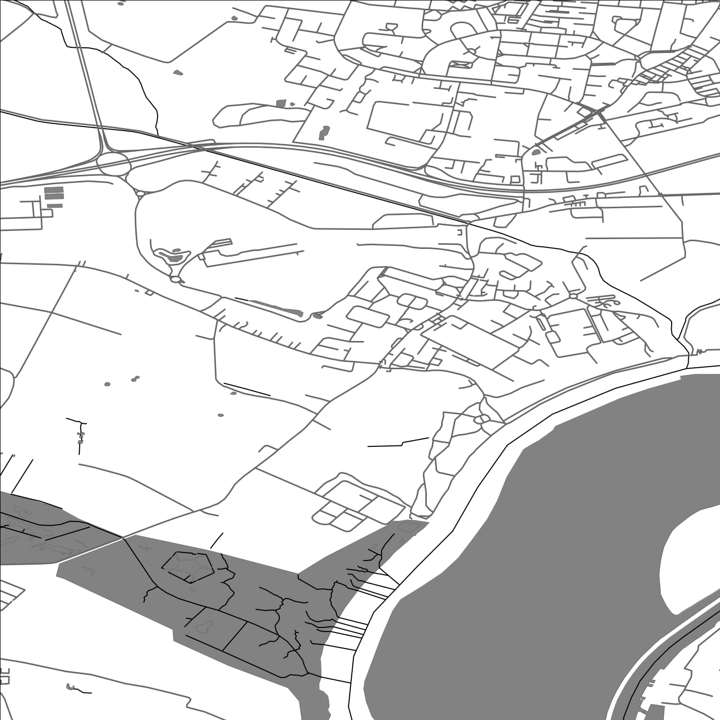 ROAD MAP OF HALEBANK, UNITED KINGDOM BY MAPBAKES