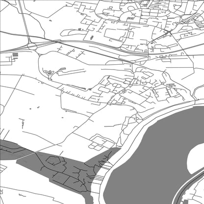 ROAD MAP OF HALEBANK, UNITED KINGDOM BY MAPBAKES