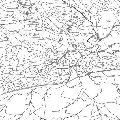 ROAD MAP OF HALESOWEN, UNITED KINGDOM BY MAPBAKES