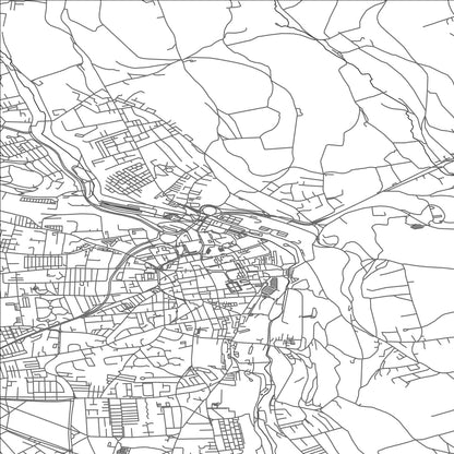 ROAD MAP OF HALIFAX, UNITED KINGDOM BY MAPBAKES