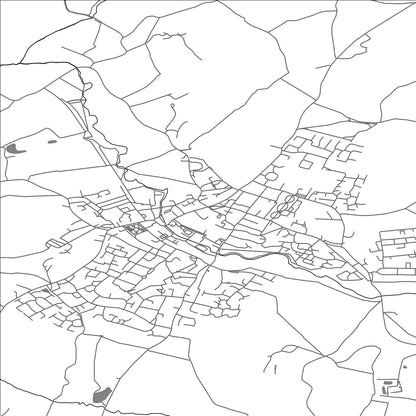 ROAD MAP OF HALSTEAD, UNITED KINGDOM BY MAPBAKES