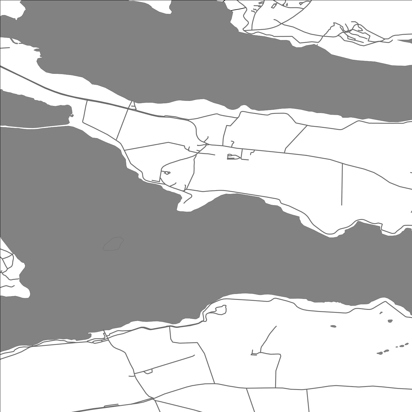 ROAD MAP OF HAMBLETON, UNITED KINGDOM BY MAPBAKES