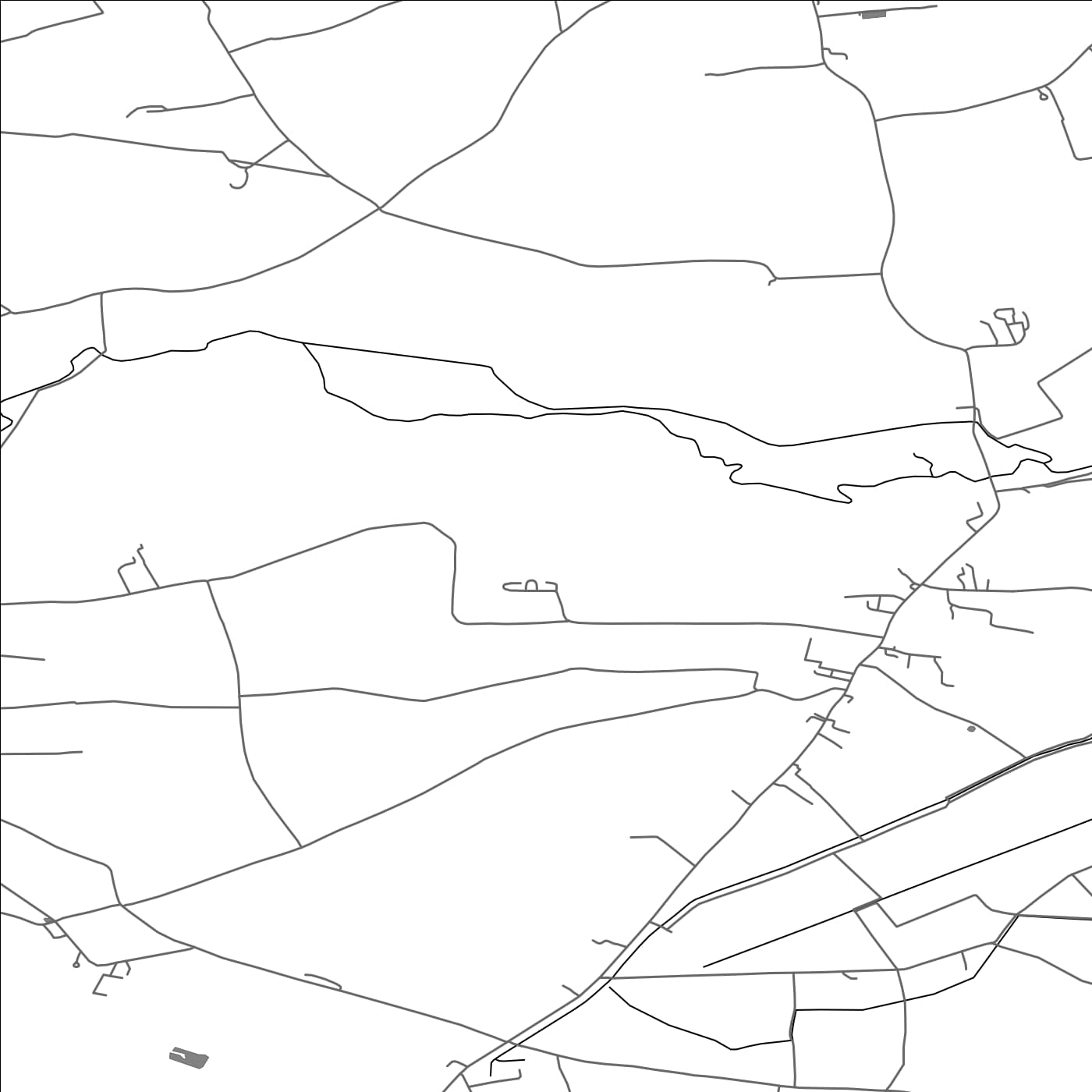 ROAD MAP OF HAMBRIDGE AND WESTPORT, UNITED KINGDOM BY MAPBAKES