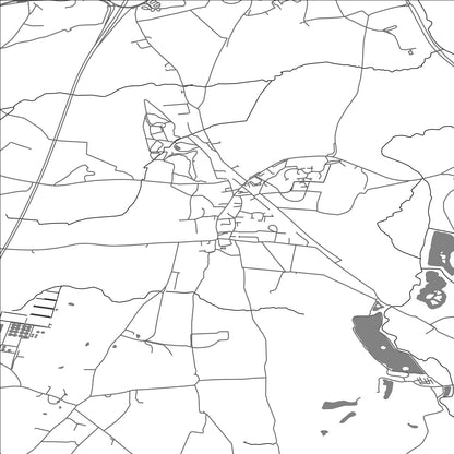 ROAD MAP OF HAMPTON IN ARDEN, UNITED KINGDOM BY MAPBAKES