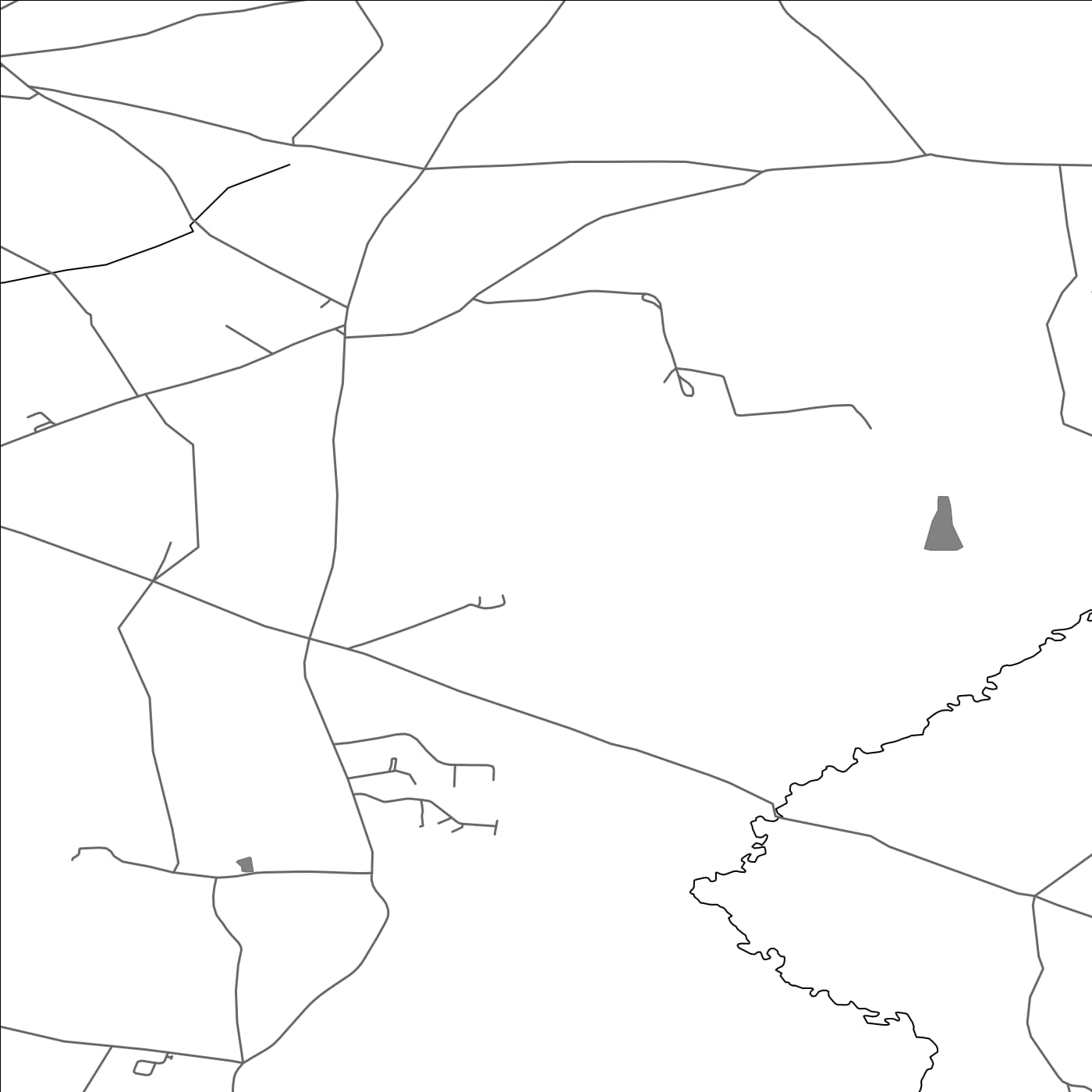 ROAD MAP OF HARBOROUGH, UNITED KINGDOM BY MAPBAKES