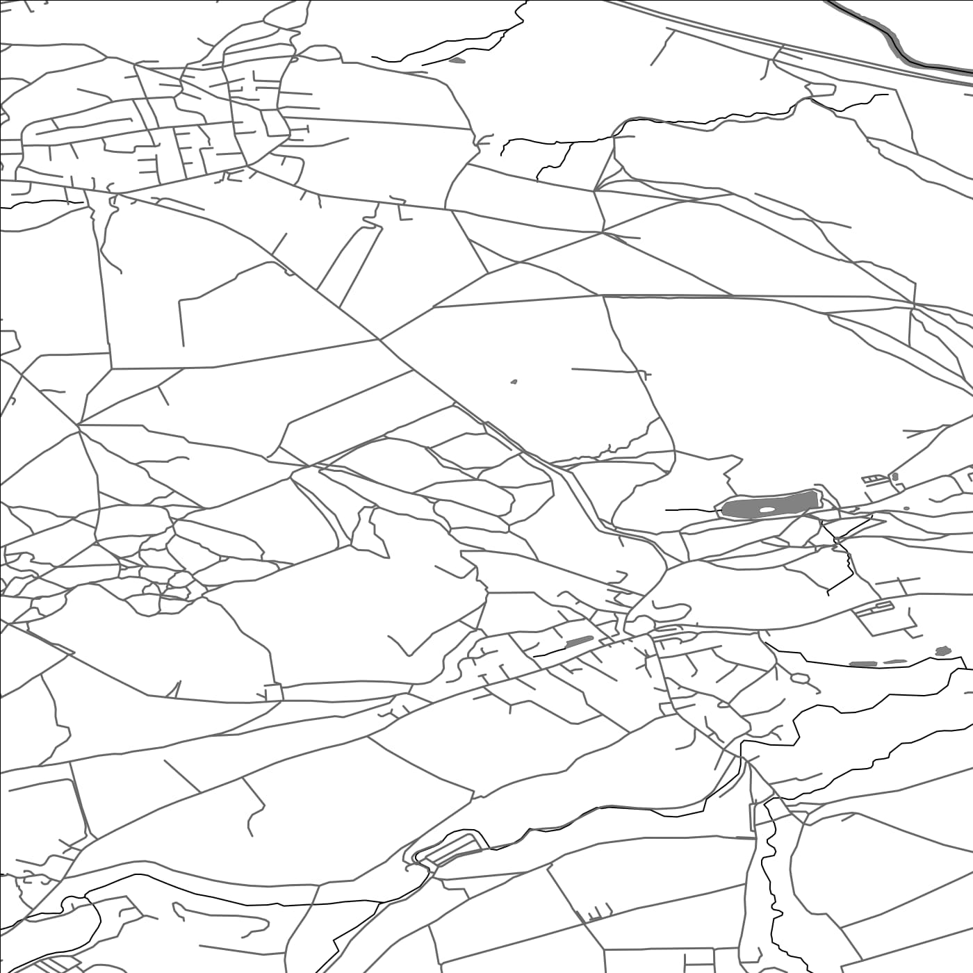 ROAD MAP OF HARDEN, UNITED KINGDOM BY MAPBAKES