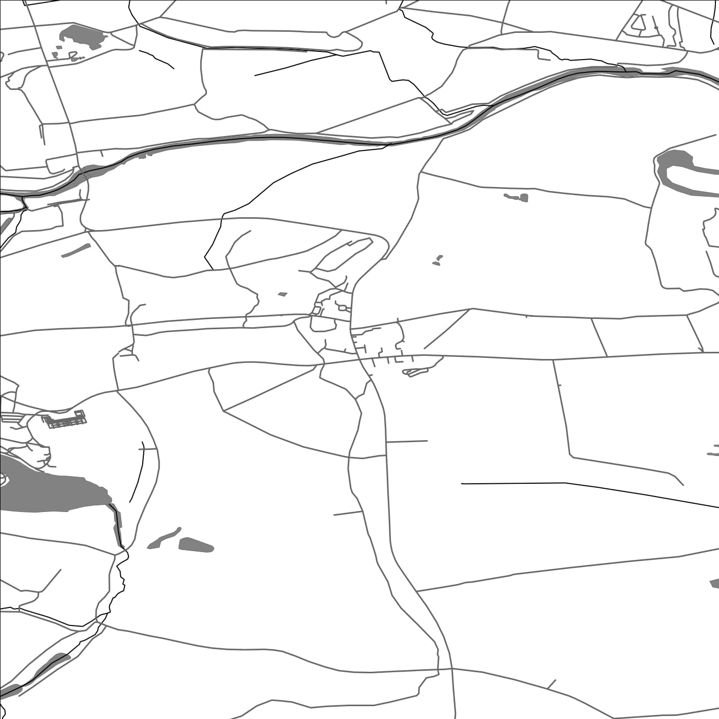 ROAD MAP OF HAREWOOD, UNITED KINGDOM BY MAPBAKES